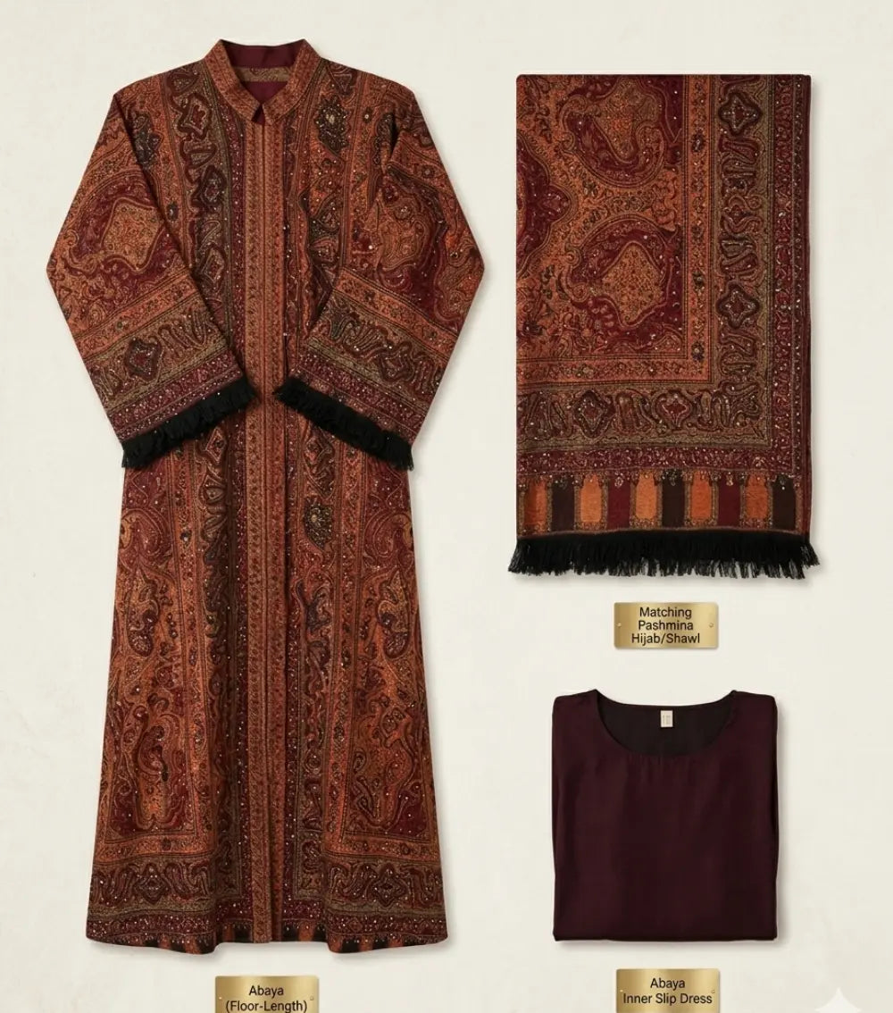 Kashmiri Pashmina Abayas